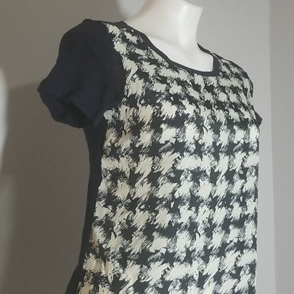 NWT J. Crew Geometric Print Short Sleeve Tee - Picture 2 of 6